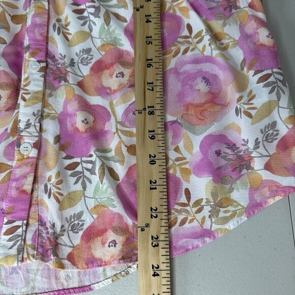Fate Blouse Pink Floral Size M - Picture 11 of 11